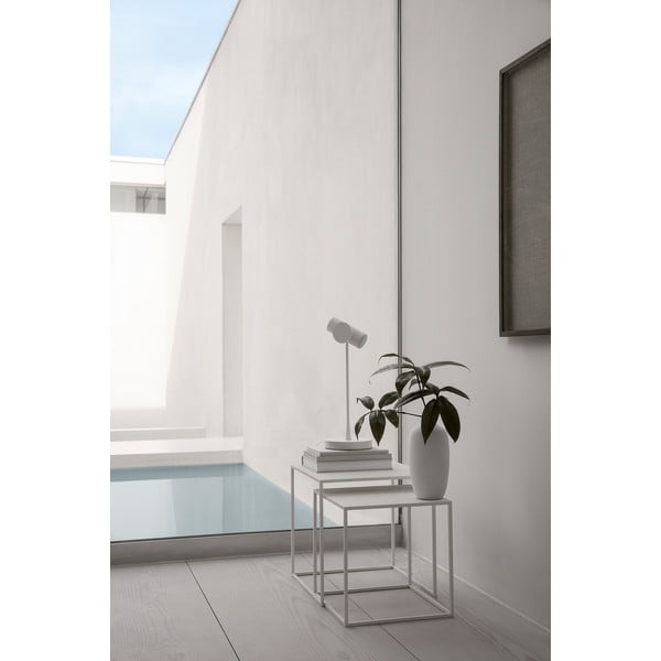 Бяла керамична ваза, височина 25 cm - Blomus-image-4