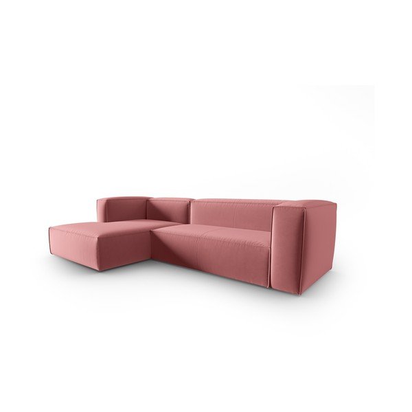 Розов кадифен ъглов диван Mackay – Cosmopolitan Design-image-2