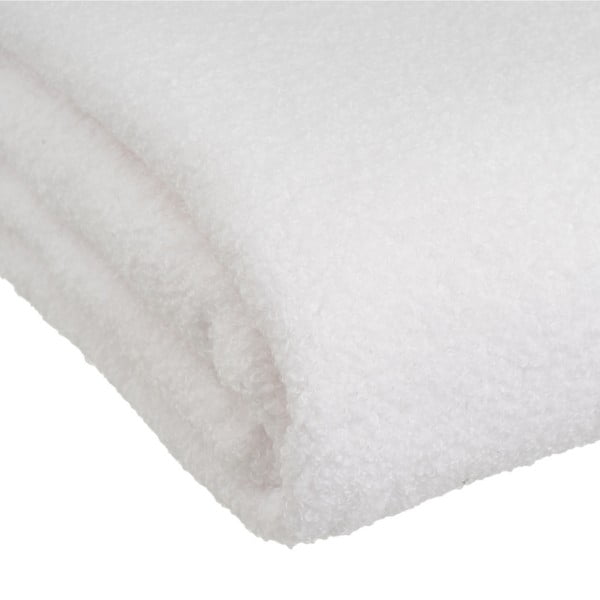 Бяло одеяло от шерпа 130x160 cm Sherpa Bouclé – Casa Selección-image-3