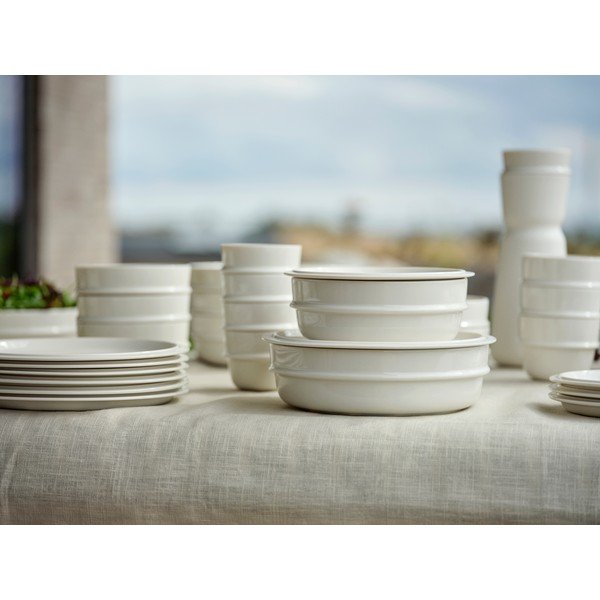 Кремава десертна порцеланова чиния ø 20 cm Eau – Zone-image-4