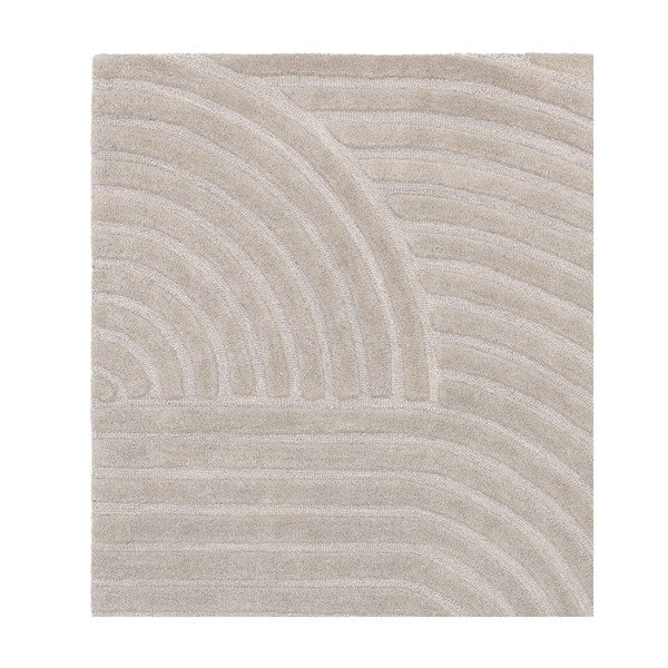 Светлосив вълнен килим 160x230 cm Hague - Asiatic Carpets-image-4