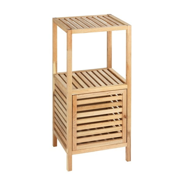 Нисък шкаф за баня от масивен орех естествен 40x86 cm Norway – Wenko-image-1