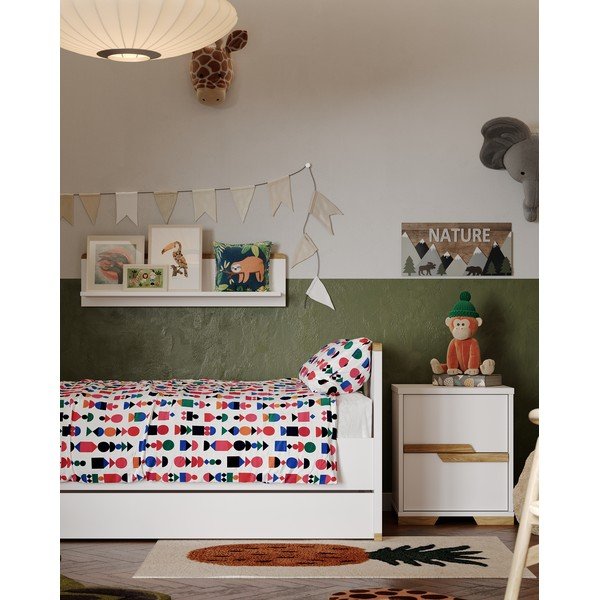 Бяло нощно шкафче Snap - Pinio-image-2