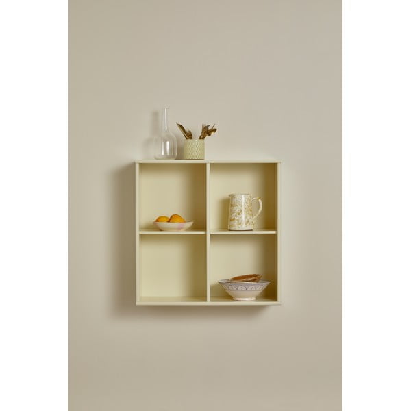 Светложълта висяща библиотека 70x70 cm Mistral – Hammel Furniture-image-1