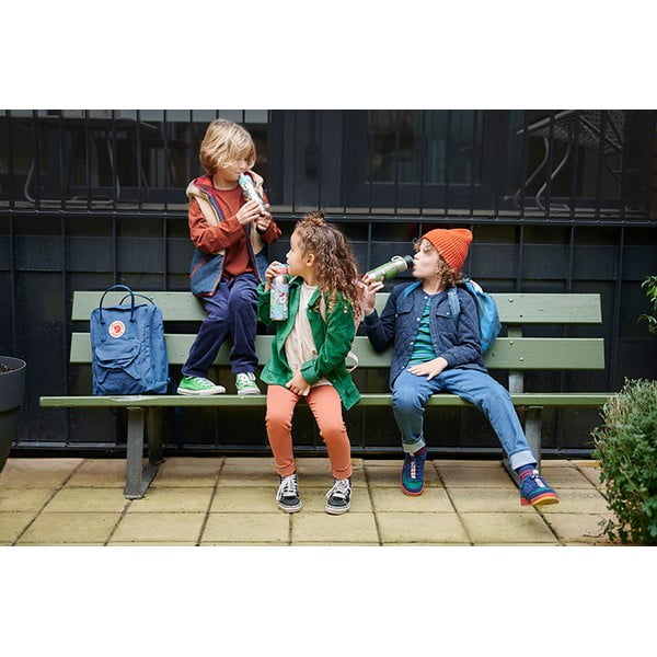 Детска бутилка от неръждаема стомана в сребрист цвят 350 ml Frozen 2 – Mepal-image-4