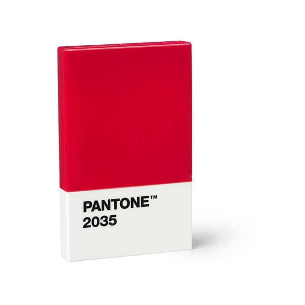 Червен калъф за визитни картички - Pantone