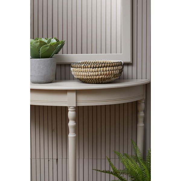 Бежова конзолна маса от масивен бор 30x80 cm Heritage – Premier Housewares-image-3