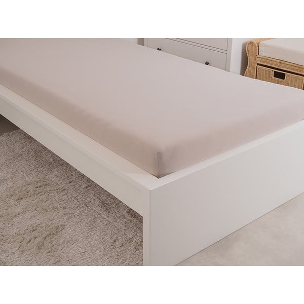 Светлокафяв чаршаф 120x200 cm - B.E.S.-image-1