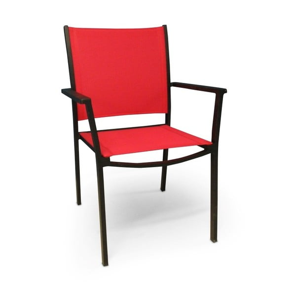 Červená zahradní židle Ina