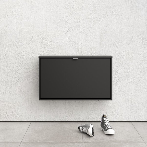 Черна накланяща се/висяща стойка за обувки Shoes – Tvilum-image-1