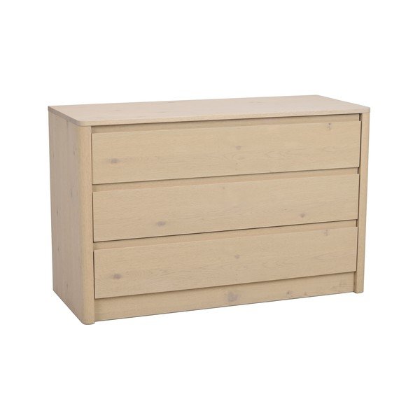 Скрин от декор от дъб  в светло естествен цвят 110x70x45 cm Melstone – Rowico