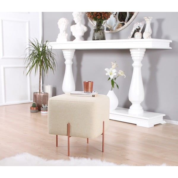 Кремава табуретка Copper – Artie-image-2