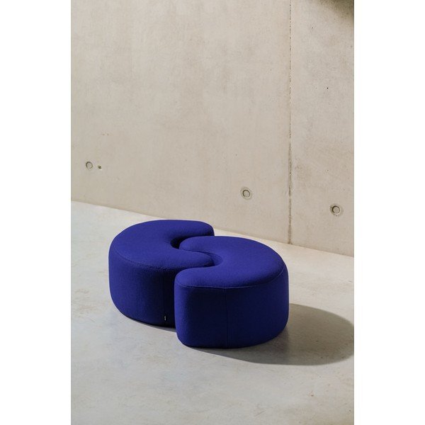 Синя вълнена табуретка Ü – noo.ma-image-2