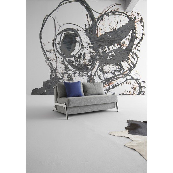 Сив разтегателен диван Chrome Twist Granite, 100 x 154 cm Cubed - Innovation-image-1