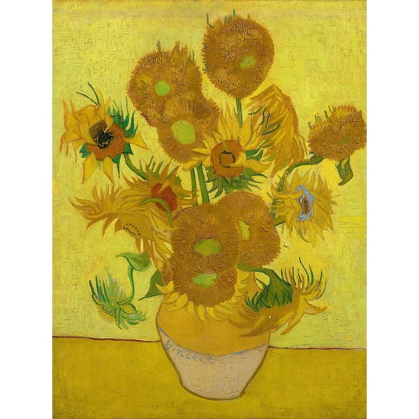 Живопис - репродукция 50x70 cm Sunflowers, Vincent van Gogh - Fedkolor