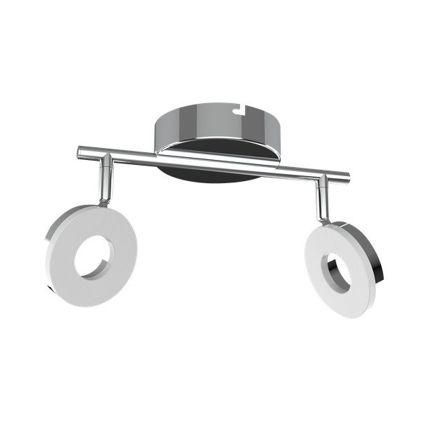 LED осветително тялоо за таван в лъскаво сребристо 27x16 cm Thema – Candellux Lighting-image-3