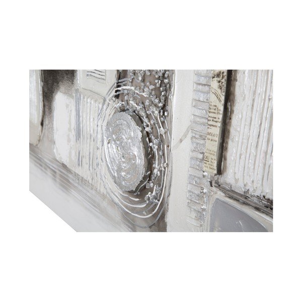 Ručně malovaný nástěnný obraz Mauro Ferretti Dipinto Su Tela Silver Stroke, 150 x 50 cm-image-4