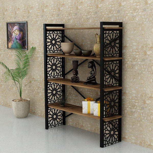 Рафт от орехово дърво Sultan - Furny Home-image-4