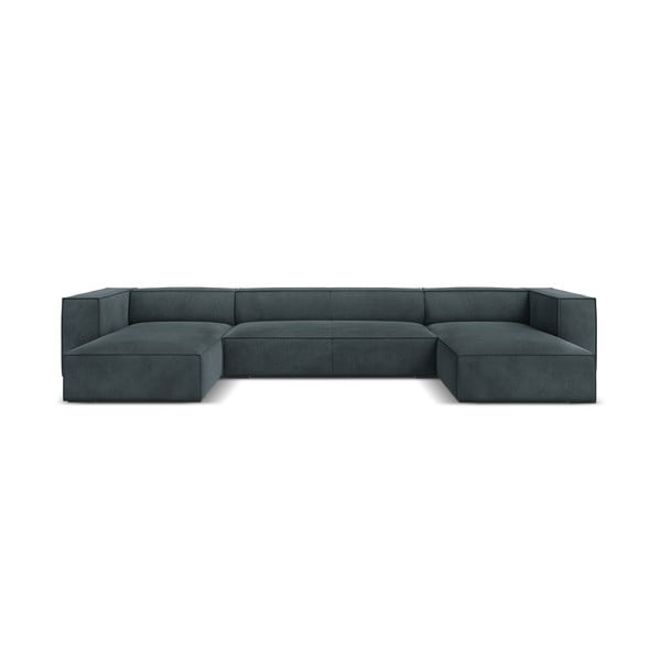 Ъглов диван (U-образен) в бензиново/сиво Madame - Windsor & Co Sofas