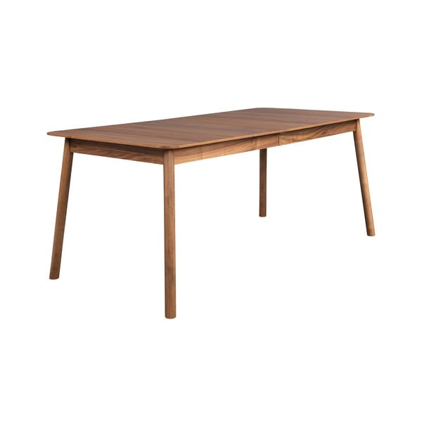Сгъваема маса за хранене с плот от орехово дърво 90x180 cm Glimps - Zuiver-image-4