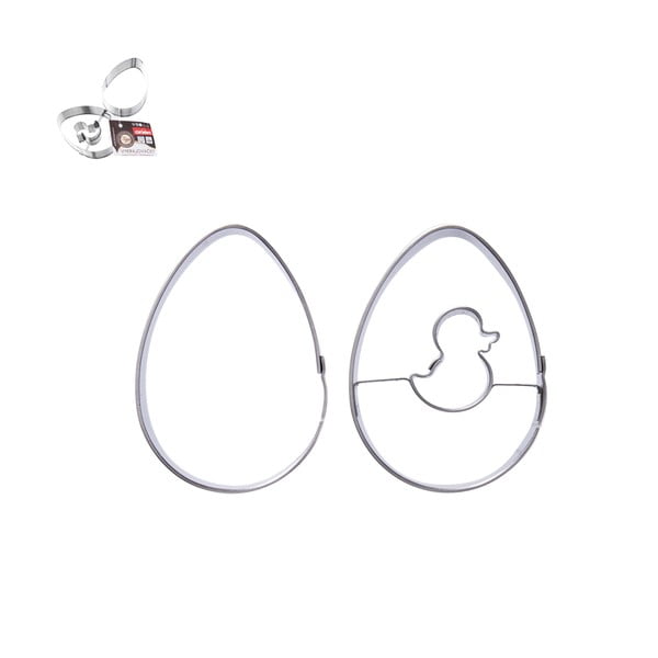 Комплект от 2 перфоратора за великденски яйца от неръждаема стомана - Orion