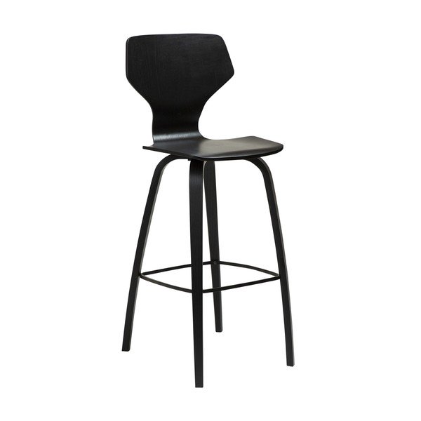 Черен бар стол (височина на седалката 75 cm) S.I.T – DAN-FORM Denmark