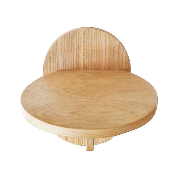 Рафтове с дъбов декор в естествен цвят Soft - Woodman-image-4