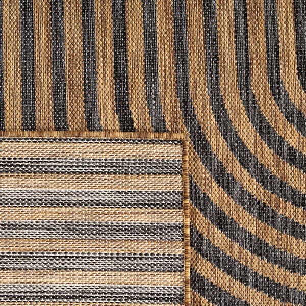 Черен/кафяв килим за открито и закрито 240x340 cm Mira 1453 – Ayyildiz Carpets-image-4