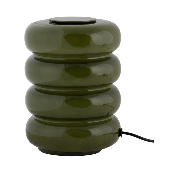 Стъклена LED настолна лампа в цвят каки (височина 16,5 cm) Aro – Leitmotiv