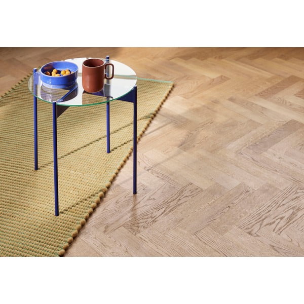 Кръгла странична масичка със стъклен плот ø 45 cm Beam – Hübsch-image-3