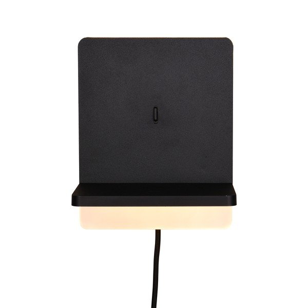 Матово черно LED затъмняваща се стенна лампа Fairfield – Trio-image-4