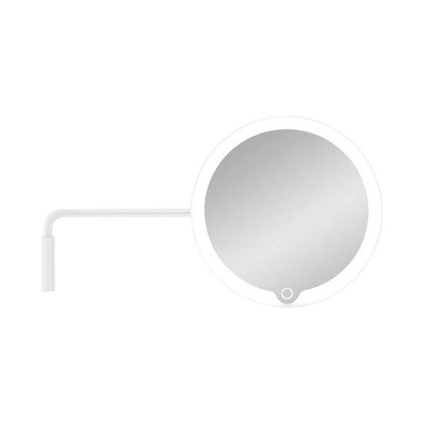 Бяло стенно козметично огледало с LED подсветка Modo - Blomus
