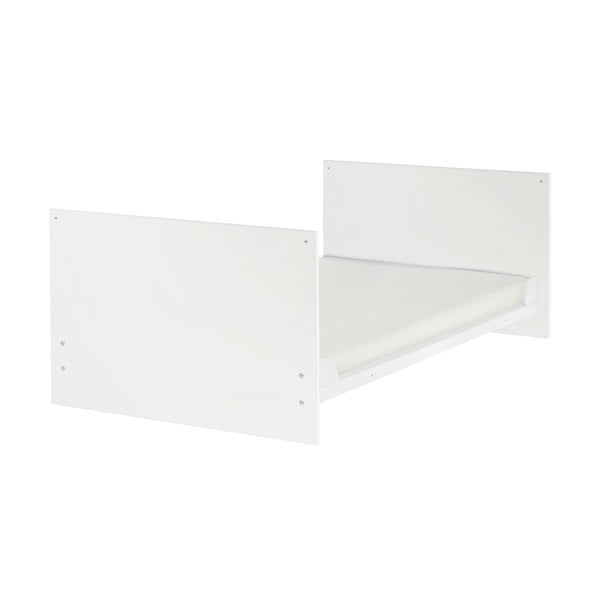 Бяло детско креватче 70x140 cm с регулируема височина Anton – Roba-image-3