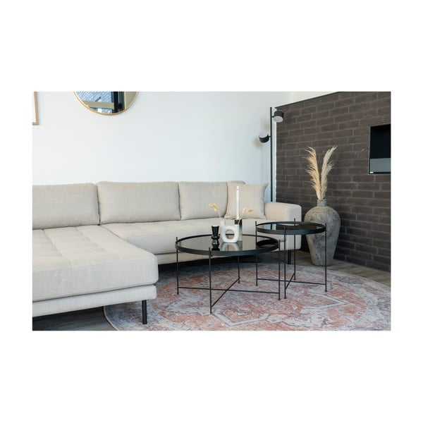 Син и оранжев кръгъл килим ø 200 cm Havana - House Nordic-image-2