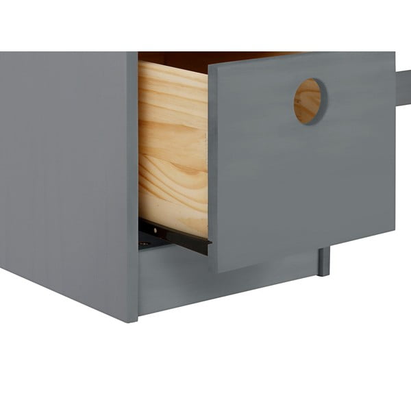 Работна маса от масивен бор 50x100 cm Alpi – Støraa-image-3