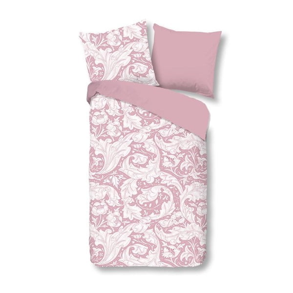 Розово памучно спално бельо от сатен , 140 x 200 cm Birza - Descanso