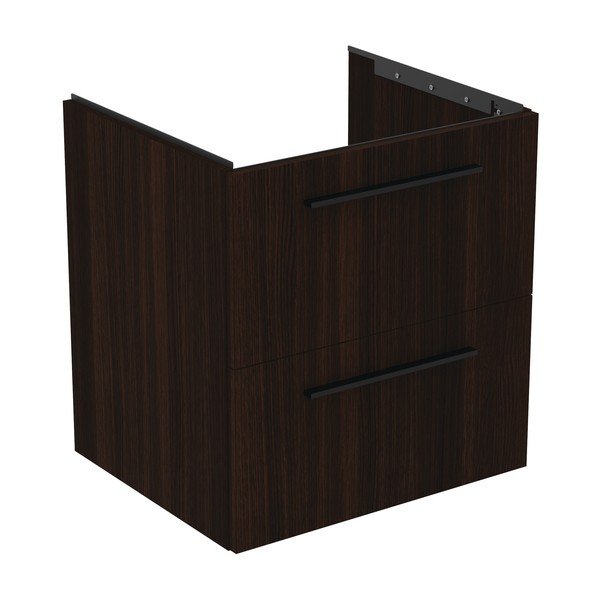 Тъмнокафяв стенен шкаф за мивка от декор от дъб  60x63 cm i.Life B – Ideal Standard-image-4