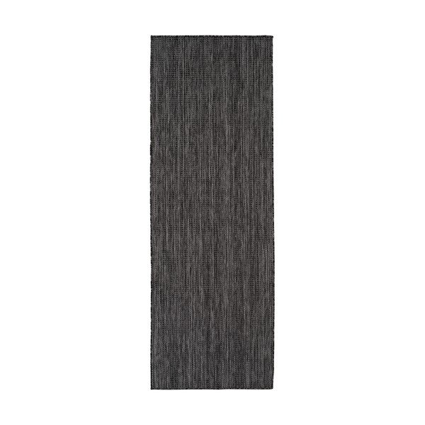 Черна пътека за открито и закрито 80x250 cm Mira 1450 – Ayyildiz Carpets