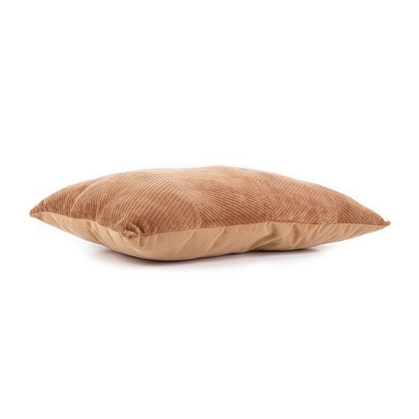 Кафява кадифена възглавница Кадифе, 60 x 30 cm Ribbed - PT LIVING-image-2