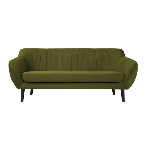 Диван от зелено кадифе , 188 cm Toscane - Mazzini Sofas