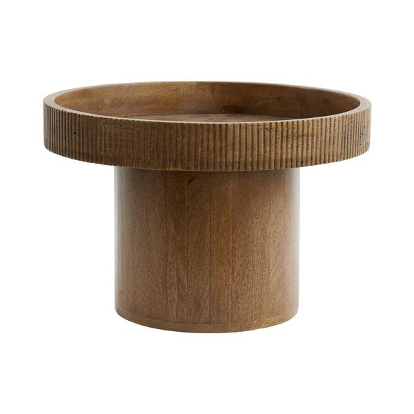 Кръгла странична масичка от масивно манго ø 50 cm Kalomo – Light & Living