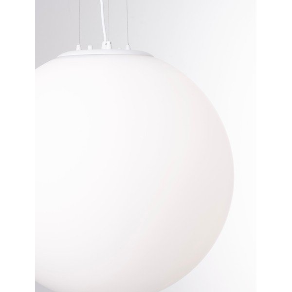 Бяло стъклено висящо осветително тяло ø 50 cm Nevoso – Nova Luce-image-4
