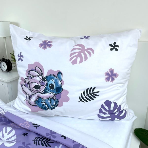 Памучно детско спално бельо за единично легло 140x200 cm Lilo and Stitch - Jerry Fabrics-image-4