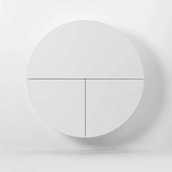 Бяла многофункционална стенна маса Pill - EMKO-image-4