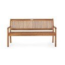 Градинска пейка от масивно дърво в естествен цвят Noemi – Bizzotto