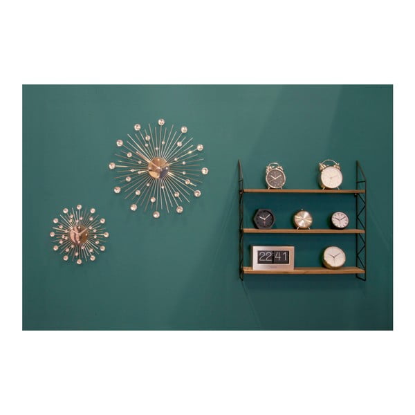 Будилник в сребрист металик Mr. White - Karlsson-image-2