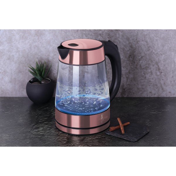 Розова електрическа кана 1,7 л I-Rose Edition - BerlingerHaus-image-1