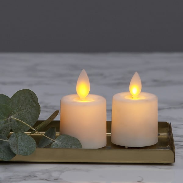 LED свещи в комплект от 2 броя (височина 6 см) M-Twinkle - Star Trading-image-1