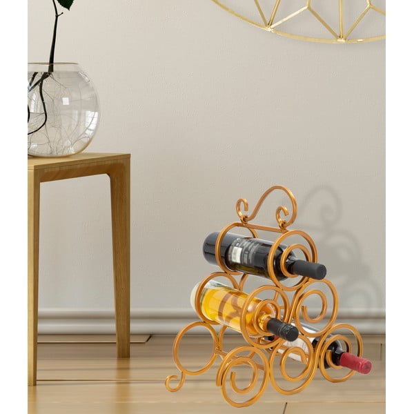 Стойка за вино в златисто - Mauro Ferretti-image-1