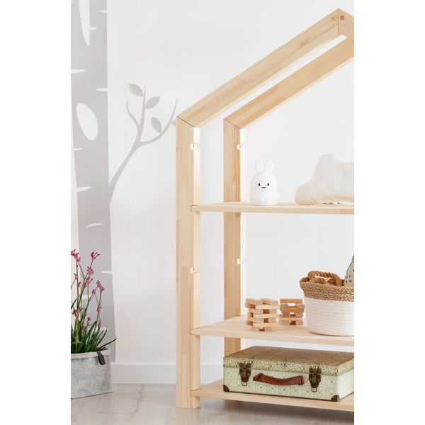 Детски рафт от бор Rela, 40 x 113 cm - Adeko-image-1